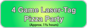 4 game Lazer-Tag Pizza Party - Play2Day