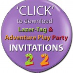 Lazer-Tag & Play Party invitations_balloon button